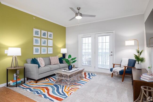 Spacious Living Room + Oversized Windows