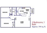 2BR/1BA