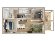 2 Bed/ 2 Bath