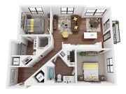 B3 floor plan The Wayward