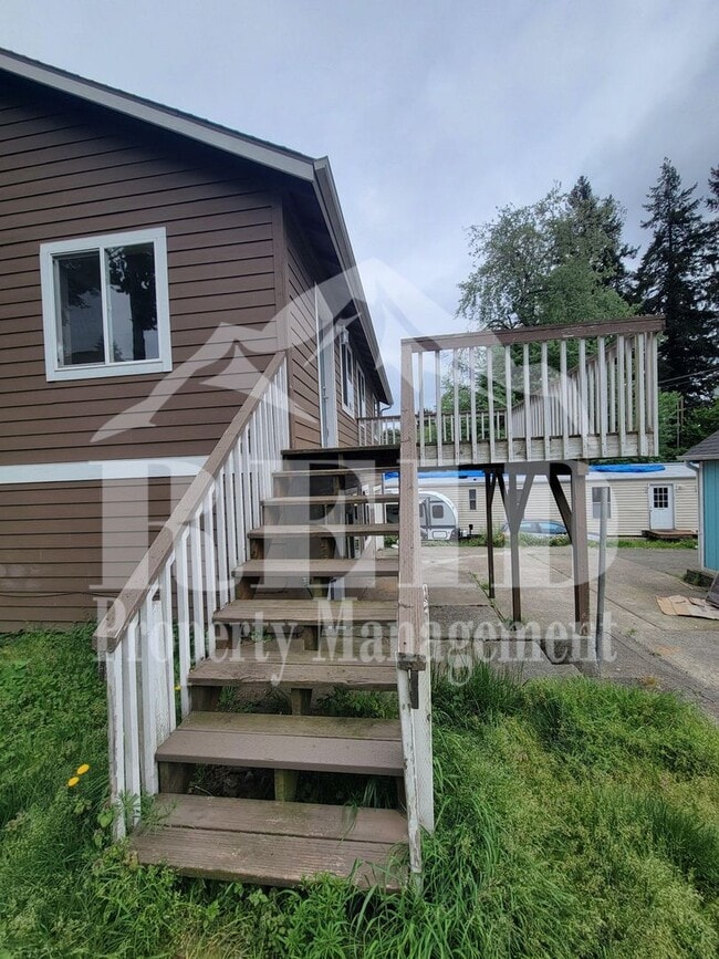 Photo - Centrally Located Bremerton Home With Partial View of Sinclair Inlet from Deck