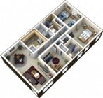 3BR/2BA