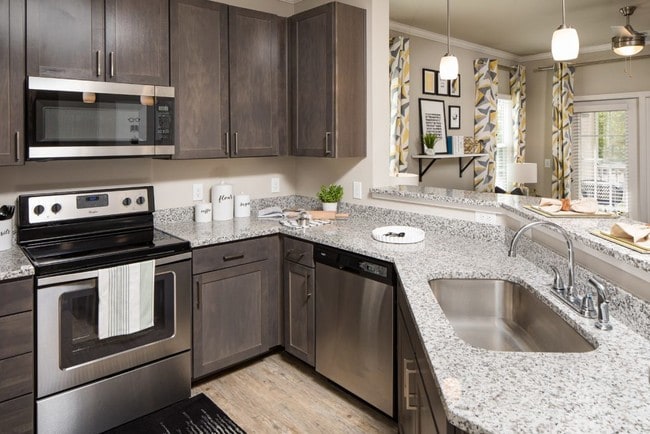 1 BR Kitchen - Crossings of Dawsonville