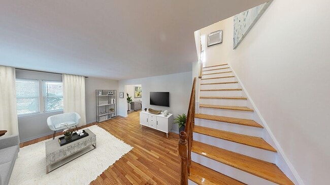 Townhome staged