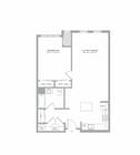 A1B6 floor plan Harrison Yards