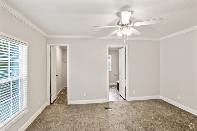 3BR, 2BA - 1216SF - Main Bedroom - Sandhill Shores