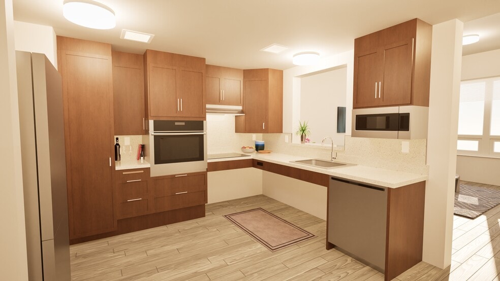 One Bedroom Model Unit Kitchen