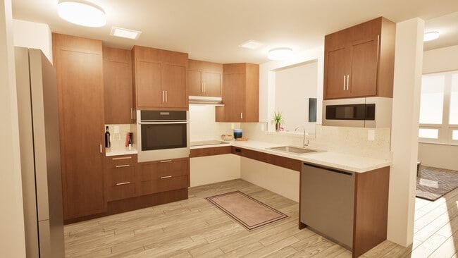 One Bedroom Model Unit Kitchen - The Avenue at Greenmont