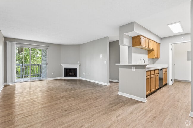 2BR, 2BA - 1,000SF - Living Room