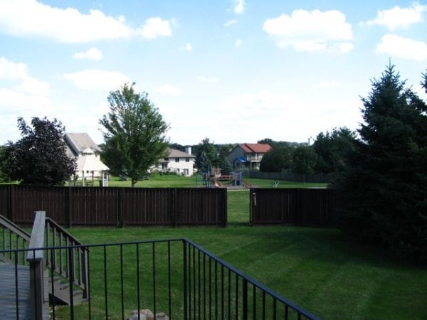 back yard - 2912 Ivanhoe Gln