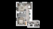 A02 Unit Layout 3D
