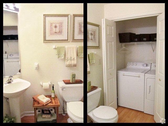 Mulberry Guest Bath & Laundry Room