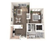 1 BR 1 Bath Apartment