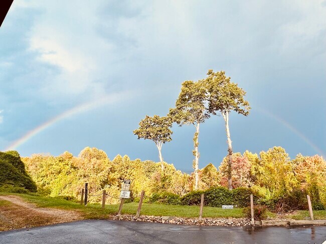 Nature's magic: From double rainbows to colorful fall foliage, the views change with every season. - 405 Windswept Dr