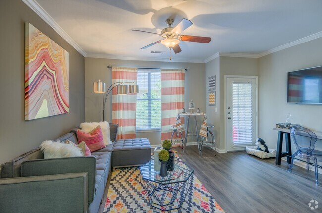 Spacious Living Room - Sixteen50 at Lake Ray Hubbard Apartments