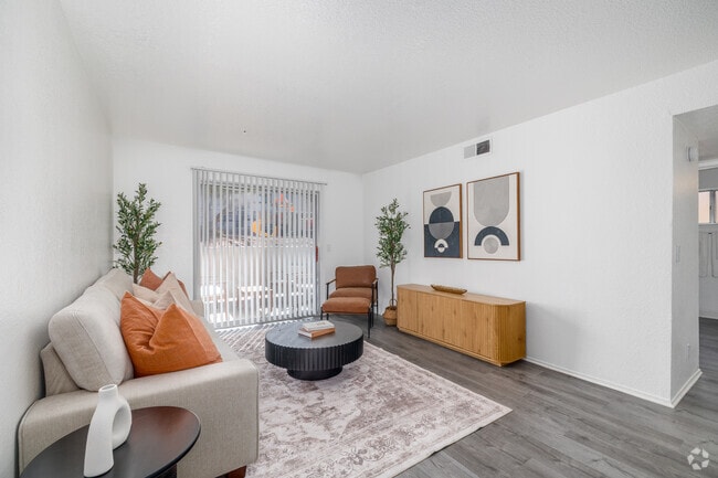 2BR, 1BA - 848SF - Living Room