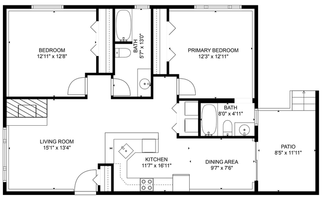 Photo - 2 Bed 2 Bath pet friendly unit! Unidad A