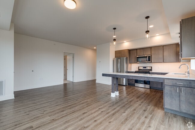 Cordelle - 2HAB, 2BA - 1145SF - Cocina y sala de estar - Cordelle