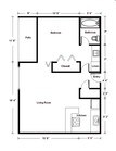 1BR/1BA