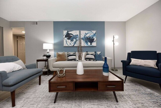 Spacious living room