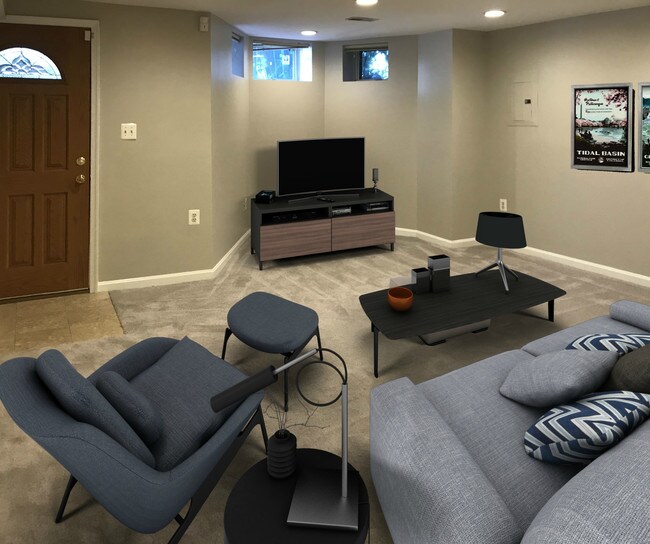Living Room - 512 M St NW Unit B