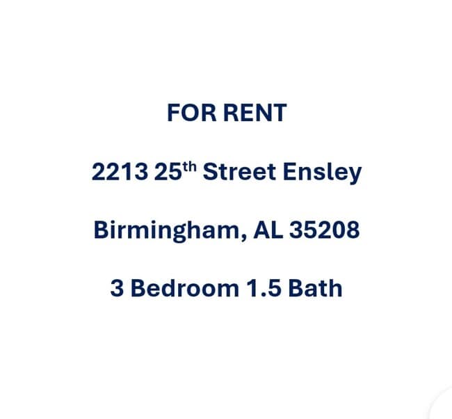 Photo - 3-4 Bed 1.5 Bath -25th Street West -Birmingham, Alabama
