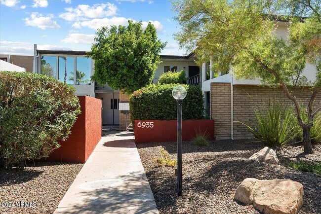 Front Entrance from 4th Street - 6935 E 4th St Condo Unit 8