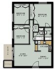 3BR/2BA