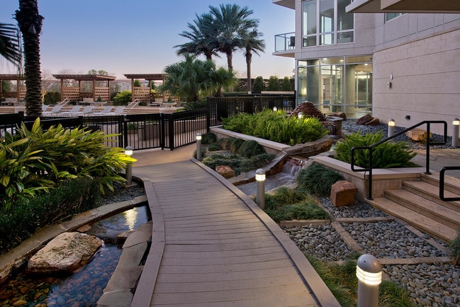 Zen water garden