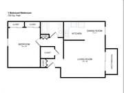 1BR/1BA