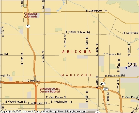 Location Map - Palm Lane Apartments