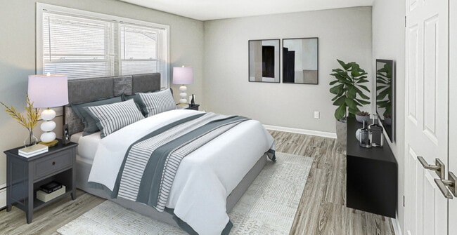 Bedroom 2 - Hamilton Court Apartments
