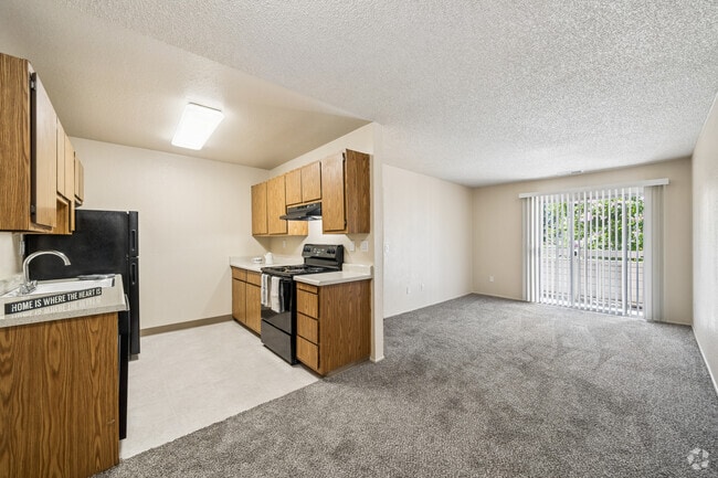 Cypress-Kitchen & Living Room View
