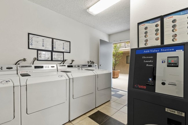 Laundry Facility with Laundry Card Machine