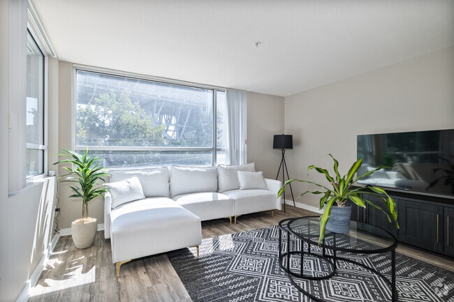 2BR, 2BA - 1,300SF - Style A&B - Living Room - Stonebridge Waterfront