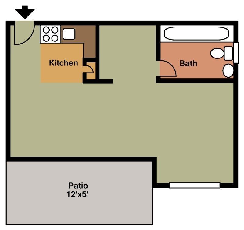 Floor Plan - Studio