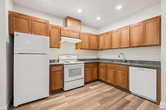 1BR, 1BA - 597SF - Kitchen