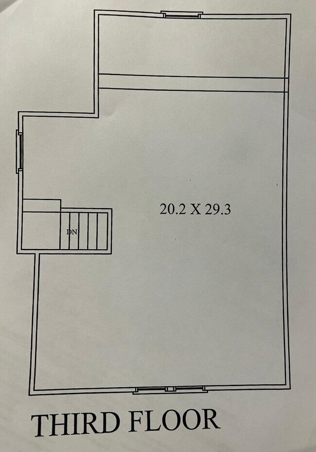 Distribución del 3er piso/ático - 17 De Mun Pl Unidad #2