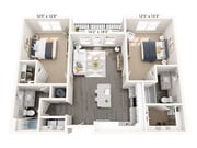 B1 floor plan Camellia at One Nexton