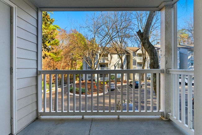 Take in peaceful views from your private patio