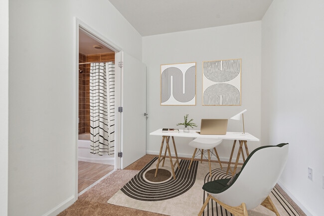 Den in 1-Bedroom Apartment - The Premier