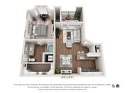 A1 floor plan The Boulevard At Town Lake