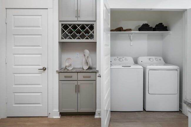 Full-size washer and dryer