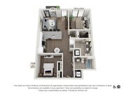 2 bed 2 bath | 1080 sq ft