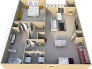 1 Bedroom Floorplan
