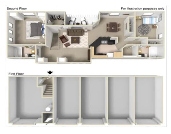 2 Bedroom 2 Bath - Cascade