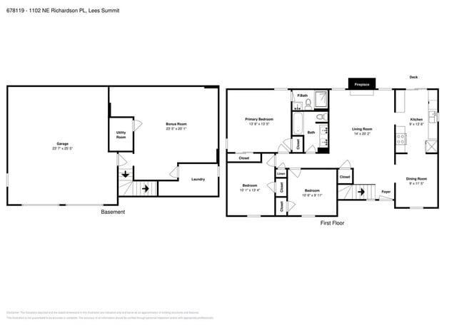 Photo - Charming 3-Bed, 2-Bath Home in Lee’s Summit | Cul-de-Sac, Fireplace & Fenced Yard