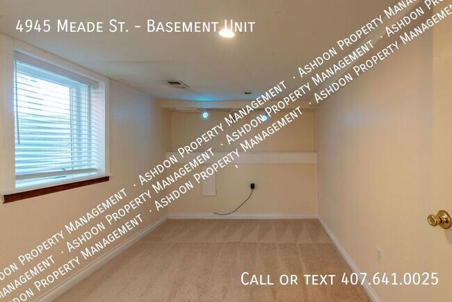Photo - 1 Bed 1 Bath Bottom Unit For Rent in Denver! Unidad Basement