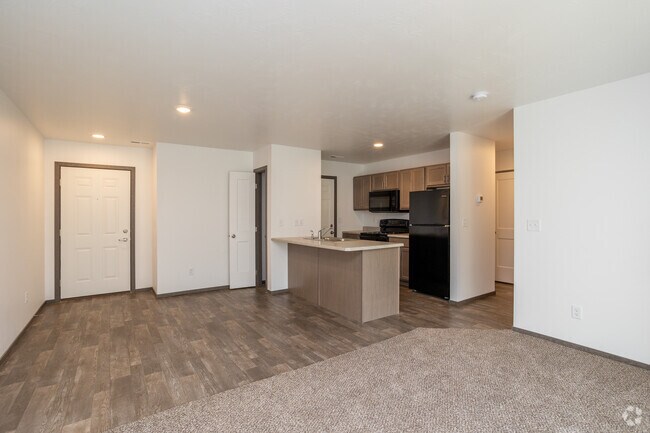 2BR, 1.5BA - 1,113SF - Living Room/Dining Room