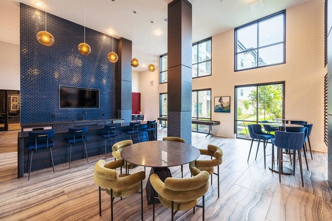 Clubhouse Seating Area - Comfortable resident space for relaxing, working, meeting friends or gathering with neighbors.